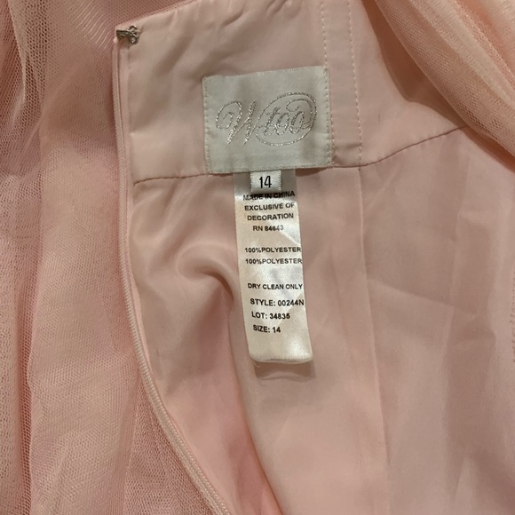 Wtoo 244 Convertible Neckline Bridesmaid Dress, size 14. New with tags. - Picture 7 of 7
